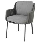 4 Seasons Outdoor Bernini dining stoel Platinum