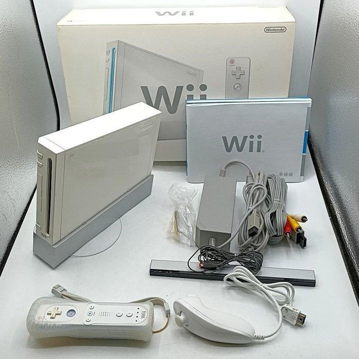 Nintendo - Wii - Console Set - White (Shiro) - Boxed with, Consoles de jeu & Jeux vidéo, Consoles de jeu | Accessoires Autre