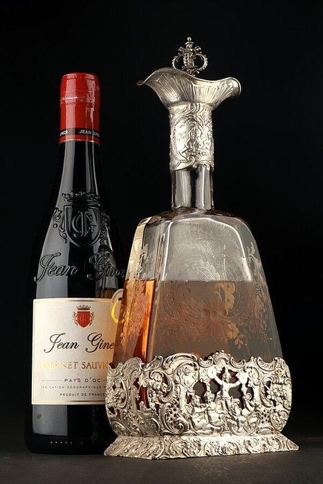 Karaf - .800 zilver, Antiek en Kunst, Antiek | Zilver en Goud