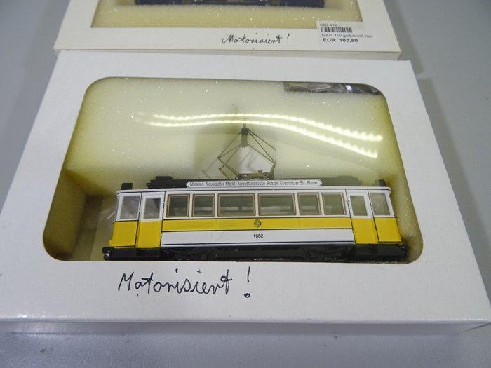 Beka H0 - Modeltram (3) - 2 gemotoriseerde trams en een, Hobby en Vrije tijd, Modeltreinen | H0