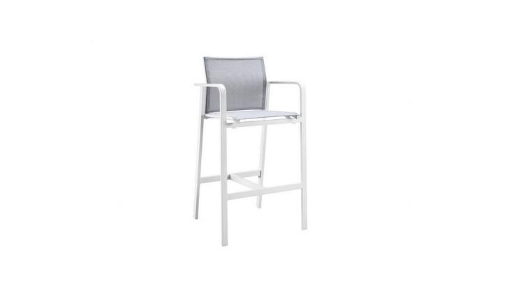 Suns Tutti bar stoel matt white - grey SALE |, Tuin en Terras, Tuinsets en Loungesets