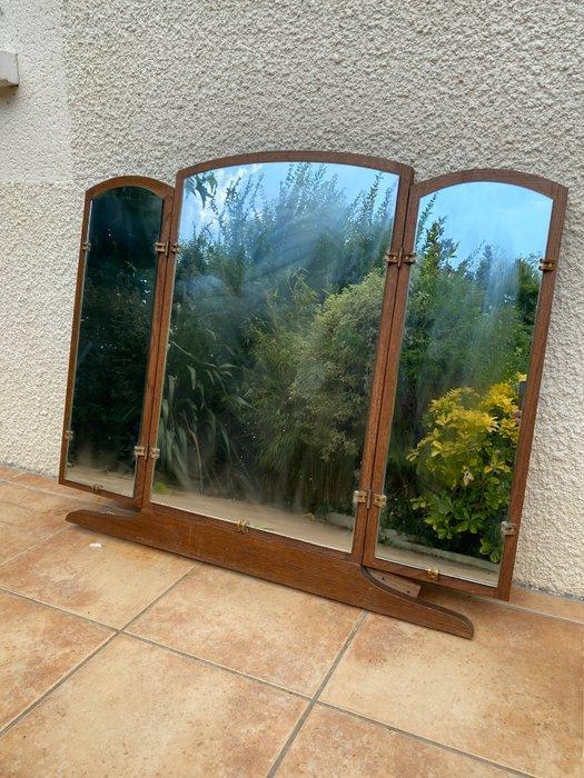 Miroir - Bois, Verre - Circa 1920, Antiek en Kunst, Kunst | Designobjecten