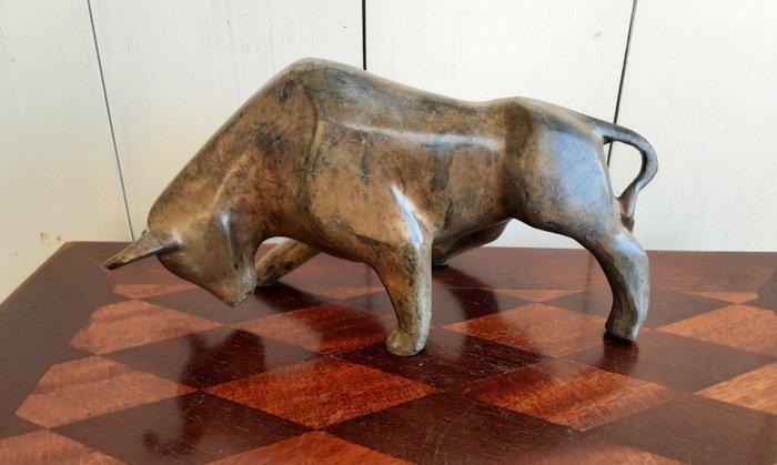 P. Chenet - Figuur - Stier - 23 cm - Brons, Antiek en Kunst, Curiosa en Brocante