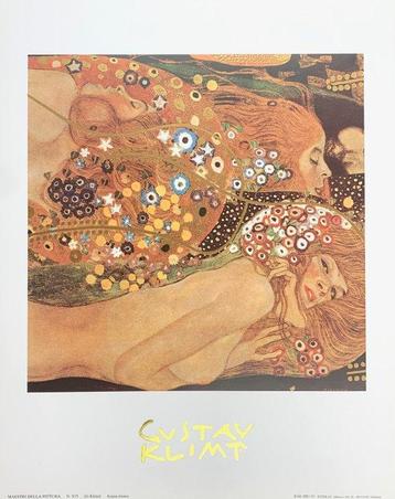 Gustav Klimt (1862-1918) - Die Wasserschlangen II, 1907 -, Antiek en Kunst