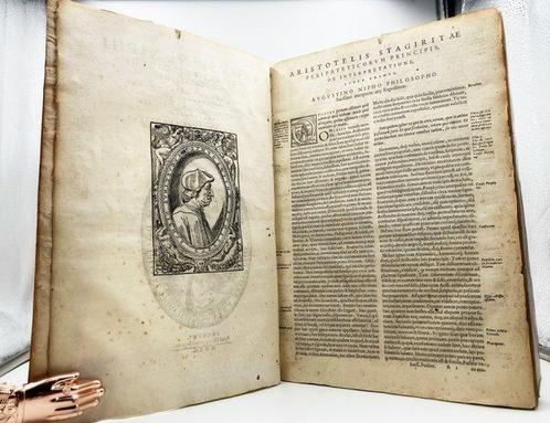 Aristoteles (IV a.C.); Agostino NIFO (1469-1538); - Super, Antiek en Kunst, Antiek | Boeken en Manuscripten
