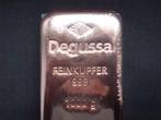 1 kilogramme de cuivre - 999 Degussa. (Sans prix de réserve), Postzegels en Munten, Edelmetalen en Baren