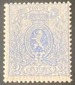 België 1866/1867 - Kleine Leeuw Getand : 2c Lichtblauw -