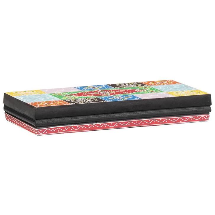vidaXL Wandplanken 2 pcs Multikleur 40 x 20 x 6 cm Massief, Huis en Inrichting, Kasten | Wandmeubels, Nieuw, Verzenden