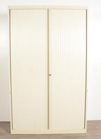 Drentea roldeurkast, creme, 195 x 120 cm, incl 4 legborde..., Huis en Inrichting, Ophalen of Verzenden, Gebruikt