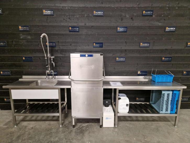 Doorschuifvaatwasser | vaatwasstraat | Hobart | AMX-10A |, Zakelijke goederen, Horeca | Keukenapparatuur, Gebruikt, Wassen en Drogen