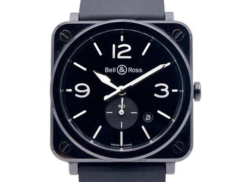 Bell & Ross - Square - BRS-64-CSBL - Homme - 2000-2010, Handtassen en Accessoires, Horloges | Heren