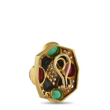 Oorbellen - 18 karaat Geel goud, 14K geelgoud 2,40ct