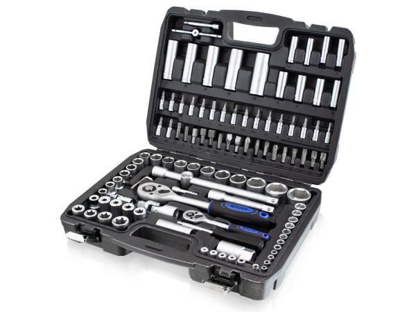 Veiling - Dopsleutelset - Met ratels - 108-delig - Zwart, Doe-het-zelf en Bouw, Gereedschap | Handgereedschap