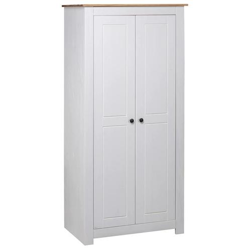 vidaXL Kledingkast Panama Range 80x50x171,5 cm massief, Maison & Meubles, Armoires | Penderies & Garde-robes, Envoi