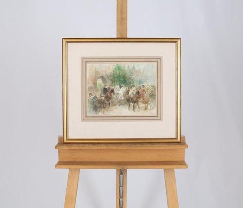 Charles Rochussen (1814-1894) - De graaf van Leicester in, Antiek en Kunst, Kunst | Schilderijen | Klassiek