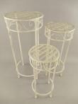Tables fleuries - tables d'appoint (3) - Fer (fonte/fer