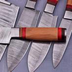 Couteau de cuisine - Chefs knife - Acier plié, bois dolive