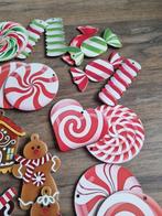 Kerstballen (142) - Hout - vintage houten hangers, Diversen, Nieuw