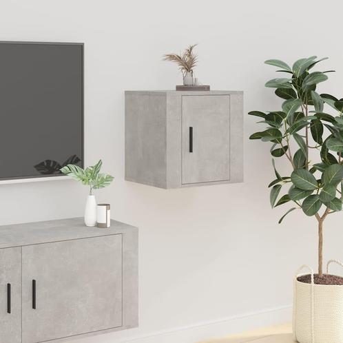 vidaXL Tv-wandmeubel 40x34,5x40 cm betongrijs, Huis en Inrichting, Kasten |Televisiemeubels, Nieuw, Verzenden