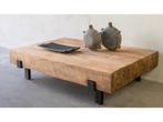 Veiling - Luxe Teak Salontafel 120x80x29, Huis en Inrichting, Nieuw