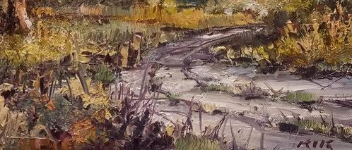 Janusz Kik (1956) - À Travers la Forêt, Antiek en Kunst, Kunst | Schilderijen | Klassiek