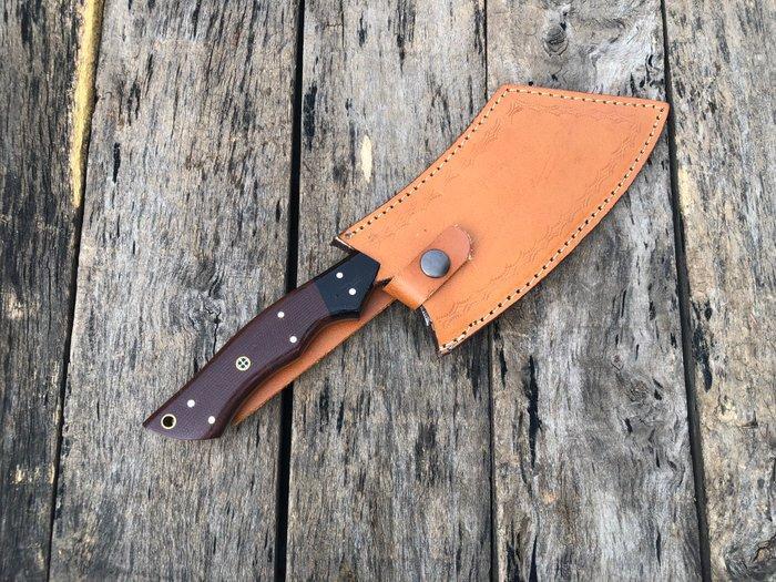 Keukenmes - Op maat gemaakt handgemaakt multi-laags gesmeed, Antiek en Kunst, Antiek | Keukengerei