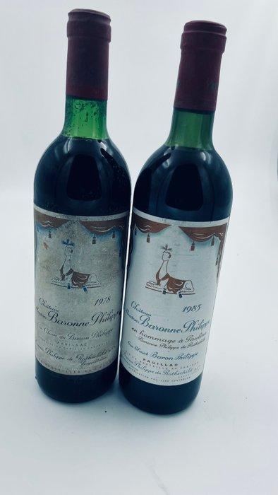 Château Mouton Baronne Philippe (Since 1989 Château, Verzamelen, Wijnen