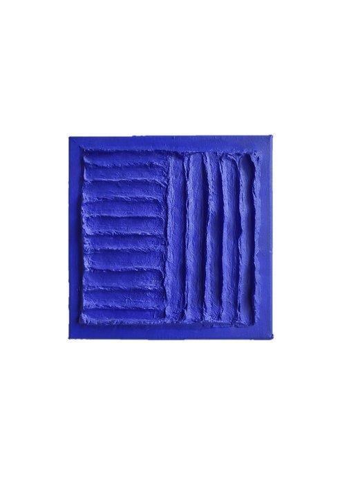 Jan Schoonhoven Jr. (1975) - Blue Square, Antiek en Kunst, Kunst | Schilderijen | Modern