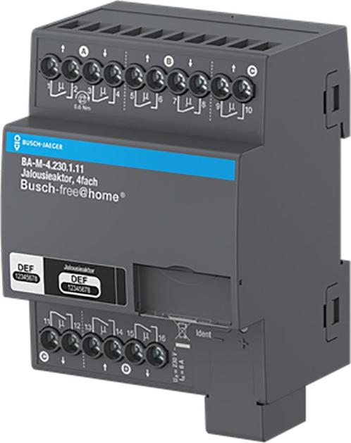 ABB 4-Kanaals 230V Rolgordijn Actuator Voor Free@home -, Doe-het-zelf en Bouw, Elektriciteit en Kabels, Verzenden