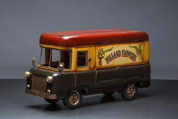 Figure - Fraaie Holland flower car (model jaren 50) 60 cm, Antiquités & Art, Curiosités & Brocante