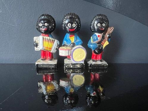 Robertsons Golliwog Band, Hand-Painted Pottery Figures,, Antiek en Kunst, Antiek | Wandborden en Tegels