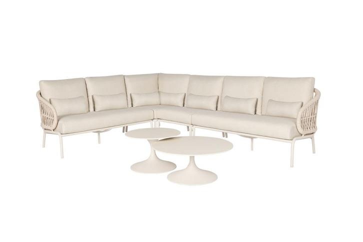 SUNS Tosca loungeset XL camel sand (EXCLUSIEF Nova, Tuin en Terras, Tuinsets en Loungesets