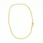 Halsketting - 18 karaat Geel goud - Onyx, Handtassen en Accessoires, Kettingen, Nieuw