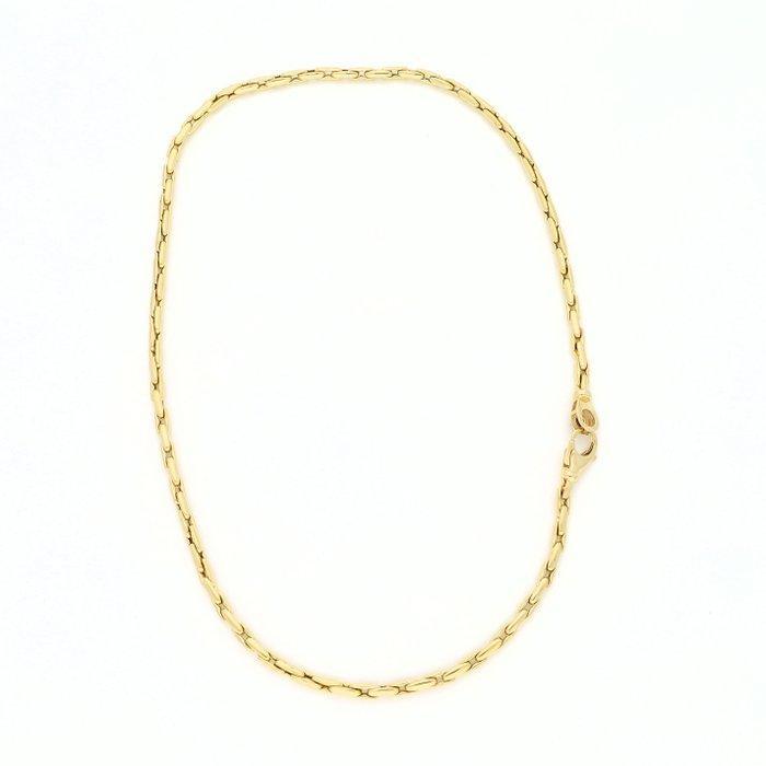 Halsketting - 18 karaat Geel goud - Onyx, Handtassen en Accessoires, Kettingen