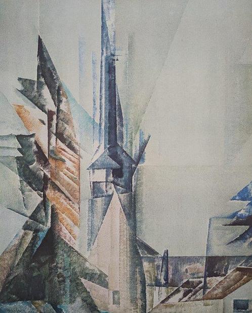 Lyonel Feininger (1871-1956), after - Gelmeroda 1928, Antiek en Kunst, Antiek | Overige Antiek