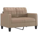 Stijlvolle Tweezitsbank Cappuccino - Retour Deal! Knusse..., Verzenden, Minder dan 75 cm, Rechte bank, Minder dan 150 cm