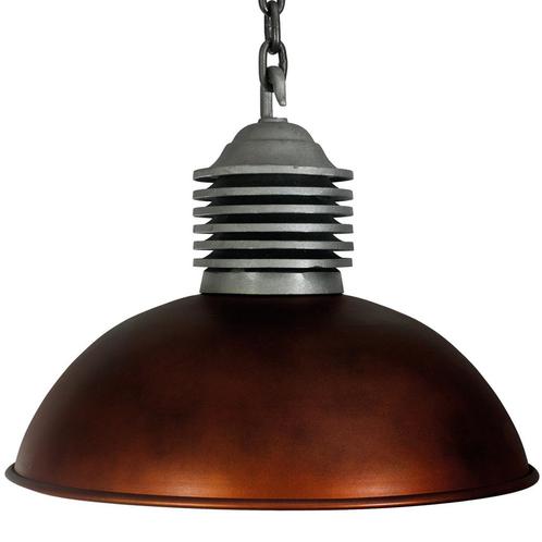 Industriële lampen Hanglamp Old Industry XXL Copper Look, Maison & Meubles, Lampes | Suspensions, Envoi