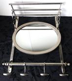 Kapstok - Kapstok met Spiegel - Aluminium, Spiegelglas -