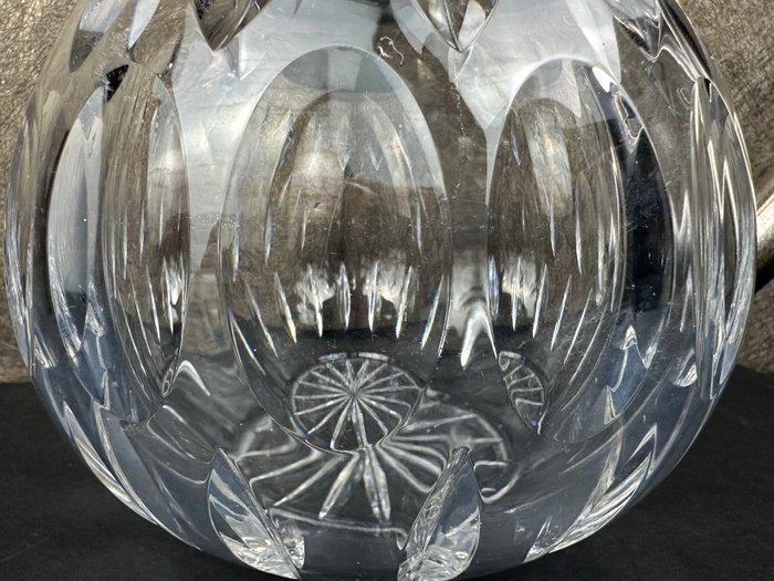 Art Deco Style - Crystal Glass Pitcher with Metal Mount and, Antiquités & Art, Antiquités | Meubles | Tables