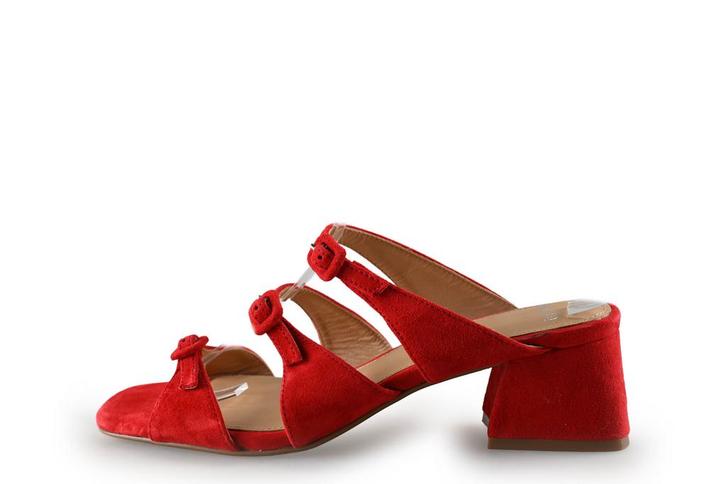 Manfield Muiltjes in maat 39 Rood, Kleding | Dames, Schoenen, Rood, Zo goed als nieuw, Verzenden