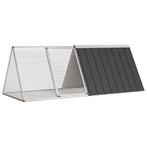 vidaXL Konijnenhok 201,5x80,5x71 cm gegalvaniseerd staal, Dieren en Toebehoren, Verzenden, Nieuw