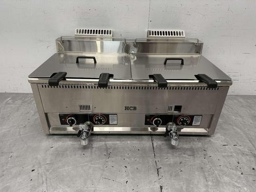 RVS Dubbele Friteuse Frituur 2 x 30 liter PROPAAN gas Horeca, Zakelijke goederen, Horeca | Keukenapparatuur, Ophalen of Verzenden