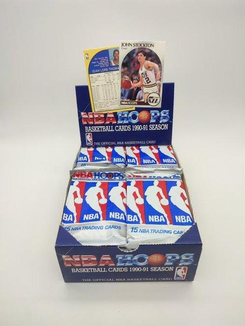 1990/91 - NBA Hoops - Basketball Cards - 10 Pack, Hobby en Vrije tijd, Verzamelkaartspellen | Overige