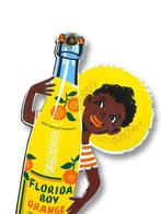 Florida Boy Orange - Emaille plaat - Emaille