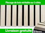 Panneaux muraux acoustiques 3 faces - chêne blanc, Bricolage & Construction, Plaques & Panneaux, Neuf, Verzenden