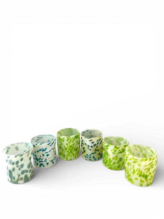 Service de boisson pour 6 (6) - Verre - Set de verres Murano, Antiek en Kunst, Kunst | Designobjecten