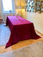 Nappe (25) - 360 cm - 220 cm - Exklusive Bordeaux-Damast, Antiek en Kunst