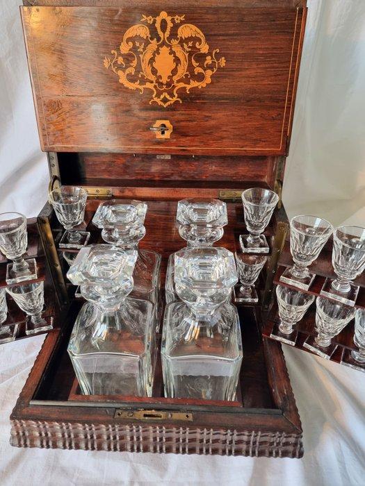 Bar - Bois dur - Bar mobile exclusif, Antiek en Kunst, Curiosa en Brocante