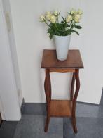 Bijzettafel - Art Deco plantenstandaard / bijzettafel – hout, Antiek en Kunst