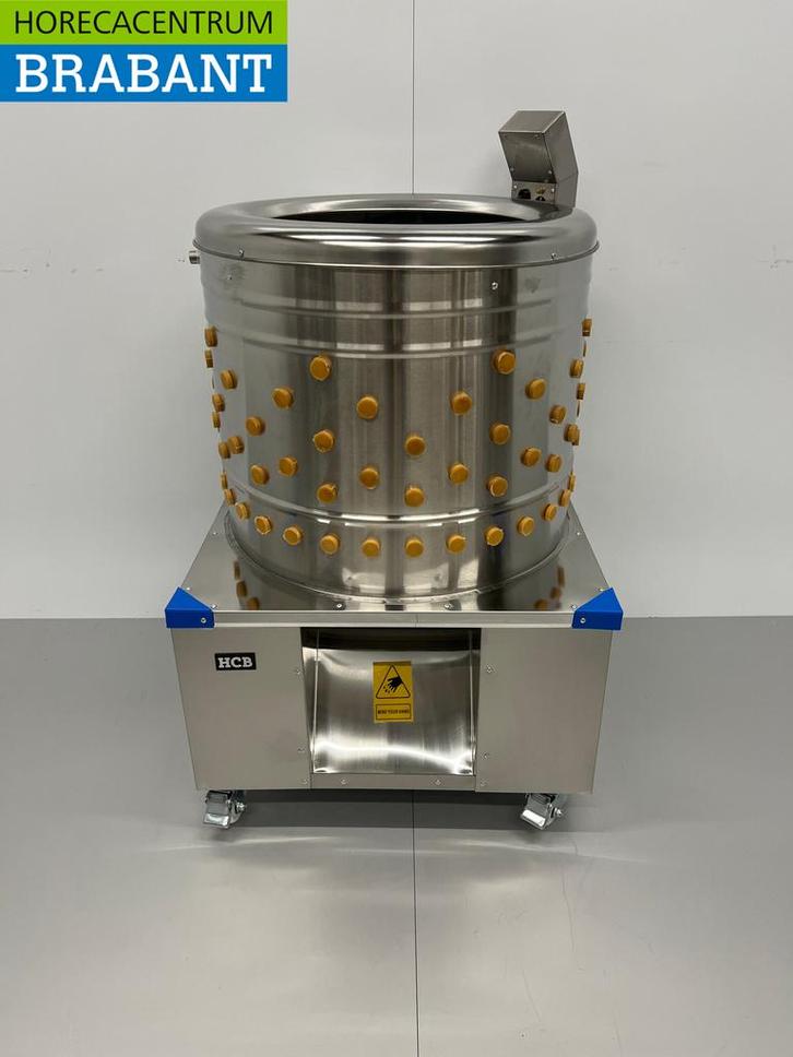 HCB RVS Verrijdbare gevogelte plukmachine 300 stuks/uur 230V, Zakelijke goederen, Horeca | Keukenapparatuur, Ophalen of Verzenden